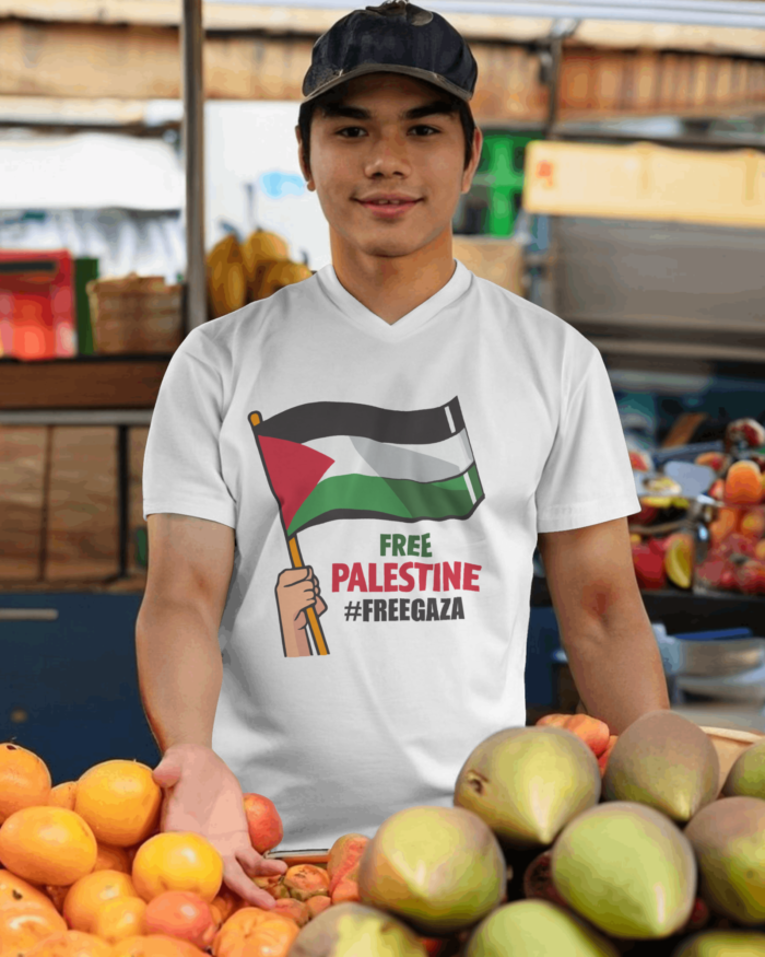 Free Palestine T-shirt ( Design 1 ) - Image 3